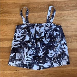 Anthropologie floral tank